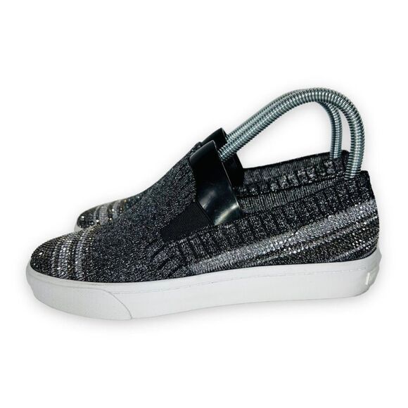 INC International Concepts Sammee Slip-on Sneakers Pewter/Black Women's 5.5 - Picture 2 of 11